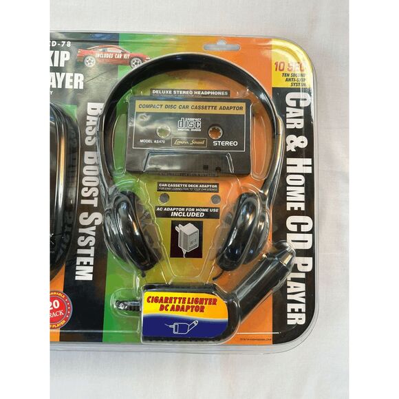 Lenoxx Sound 10 Second Anti-Skip Compact Disc Player, Model CD-78 Unopened - Picture 3 of 5